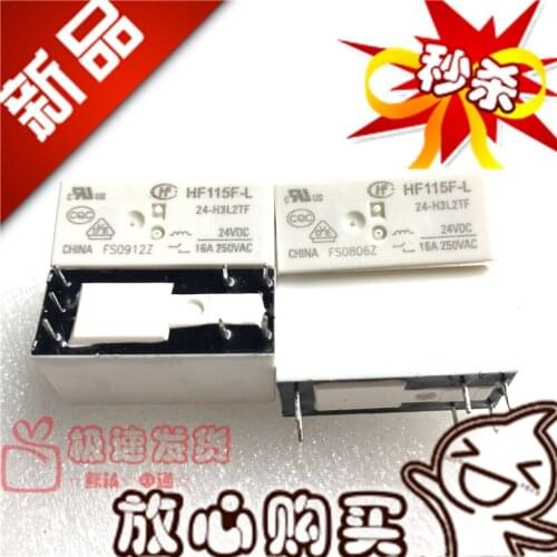 New off-the-Shelf HF115F-L 24-H3L2TF Magnetic Maintain 24VDC Twin Coil 24-HS3L2TF