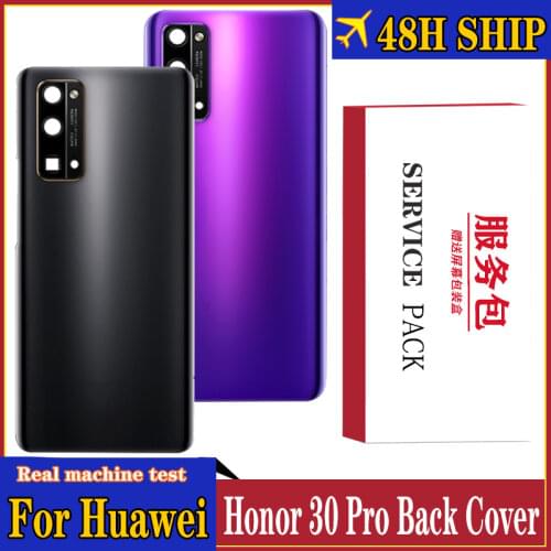 Original Battery Cover for Huawei Honor 30 Pro Glass Back housing Replacement Repair Parts Apply to Huawei Honor 30 pro EBG-AN00