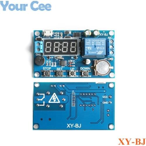 Real time Timing Delay Timer Relay Module DC5-60V Switch Control Board Module Clock Synchronization Multiple Mode Control