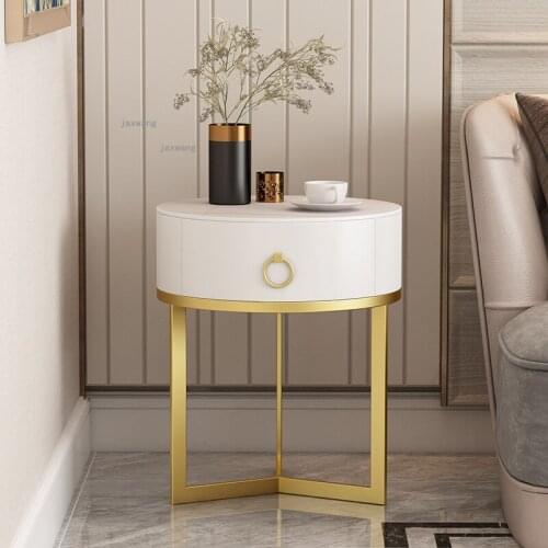 Nordic Living Room Furniture Bedside Table Modern Minimalist Bedroom Hotel Nightstands Small Apartment Dormitory Storage Cabinet