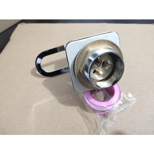 3.7cm/3.2cm diameter Bathroom cabinet washbasin mixing valve, cold and hot water mixer control faucet into wall fittings