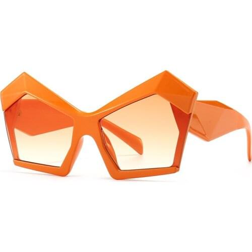 Oversize Cat Eye Sunglasses Women New Vintage Big Lrregular Square Shades Men Sun Glasses UV400 Eyewear Oculos Gafas De Sol