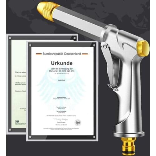 TT Car Washing Gun High Pressure Grab Home Tool Telescopic Pipe Hose Strong Boost Nozzle Wash Ground Tap Water