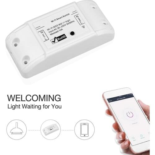 Smart Home Wifi Light Switch Breaker Wireless Remote Controller Module Alexa Google Home Smart