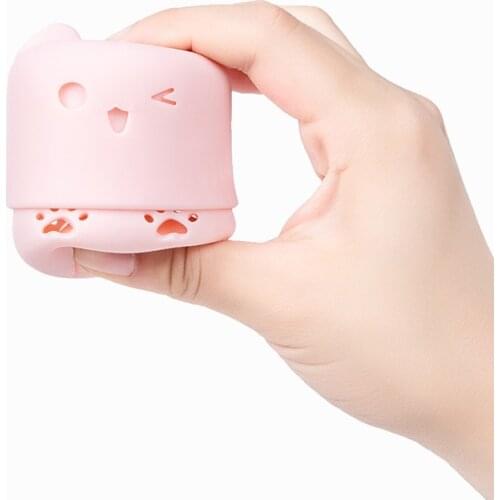 Cat Shape Silicone Makeup Sponge Holder Beauty Makeup Egg Drying Case Portable Cosmetic Puff Carrying Case Blender Sponge Holder