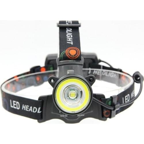 Waterproof LED Headlamp Fishing Headlight Zoomable Strong Light Lamp USB Charging Head Torch Flashlight Head Lamp