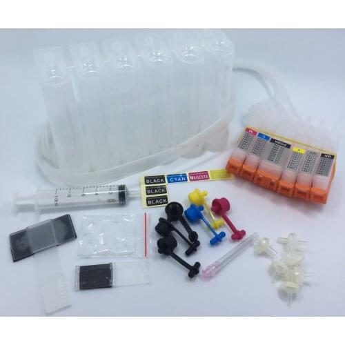 YOTAT 6color CISS PGI-550XL ink cartridge PGI-550 CLI-551 for Canon PIXMA MG6350 MG7150 iP8750 MG7550 (Europe)