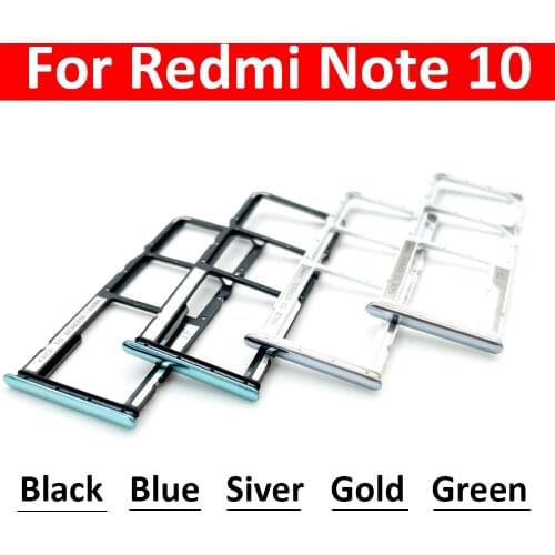 10Pcs/lot, SIM Card Tray Slot Holder Adapter Accessories For Xiaomi Redmi Note 10