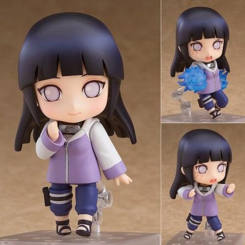 10cm Figure Shippuden Hinata Hyuga Doll #879 Action Figure Doll Q Version Figurine Model Toy Collection Pvc Kid Gift