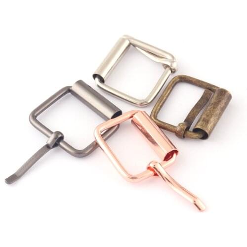 20mm Rose Gold Adjuster Slider Buckles Belt Buckle Luggage Metal Strap Purse Buckle Handbag Webbing Adjuster Buckles
