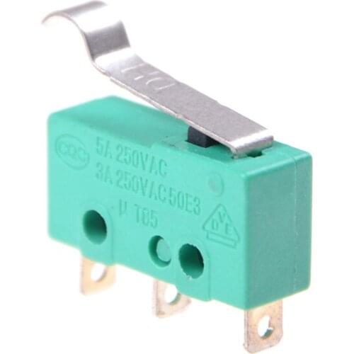 5pcs/lot KW4-3Z-3 Micro Switch KW4 Limit Switch 3pin 5A 125V DC Spdt N/O N/C Momentary Hinge Lever Limit Switches New Arrival