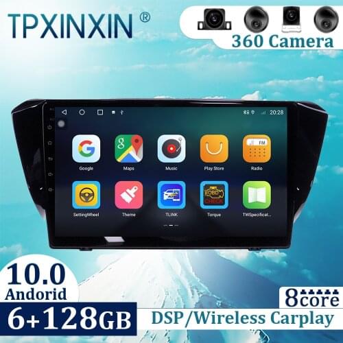 6+128GB For Volvo C30 C30 S40 C70 2006-2012 Android 10 Carplay Radio Player Car GPS Navigation Head Unit Car Radio with Screen