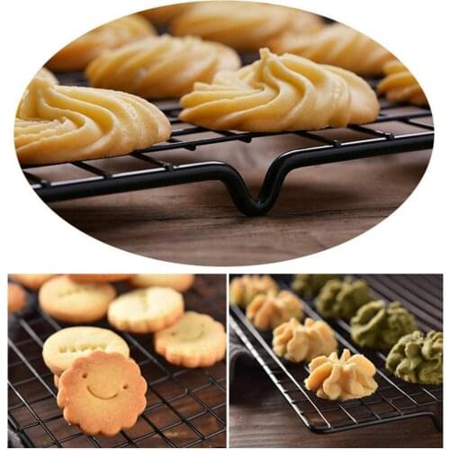 Nonstick Metal Cake Cooling Rack Grid Net Baking Tray Stand Cookies Biscuit Tools Drying Kitchen Holder Cooler Bread Baking L9Z8