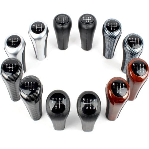For BMW X1 E84 2009 2010 2011 2012 2013 2014 2015 Car-styling 5 speed 6 Speed Gear Stick Shift Knob With Leather Cover