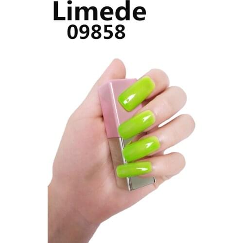 09858 Limeade gel polish UV gloss sealer soak enhanced 7.3ml long lasting manicure art nail gel Lak varnish primer