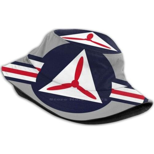 Civil Air Patrol Us - Korean Caps Funny Beach Bucket Hats Civil Air Patrol Us Usaf Air Force Military Emblem Logo Insignia