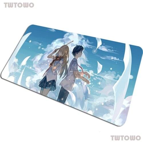 Your Lie In April Mousepad 900x400x2mm Gaming Mouse Pad Cute Gamer Mat Computer Desk Padmouse Keyboard Mass Pattern Play Mats