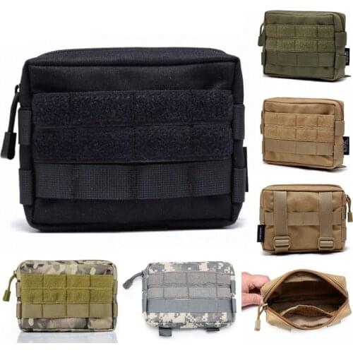 Multifunctional Mini Tactical Military Modular Molle Pouch Waist Bag Camo Casual Waist Pack Utility Tools Mobile Phone Case