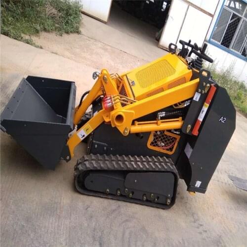 SYNBON Multifunctional crawler skid loader Marsh wetland mini loader Track loader with different attachment and Perkins engine