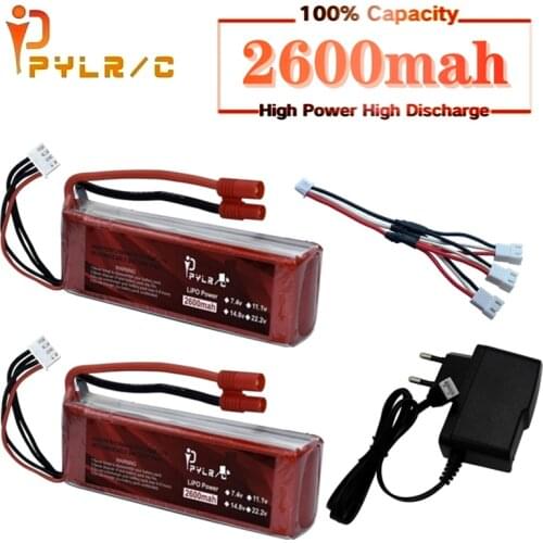 Upgrade 2600mAh 45c 7.4v Lipo battery With Charger for Syma X8C X8W X8G X8 RC Quadcopter Spare Parts 7.4v 903480 Drones Battery