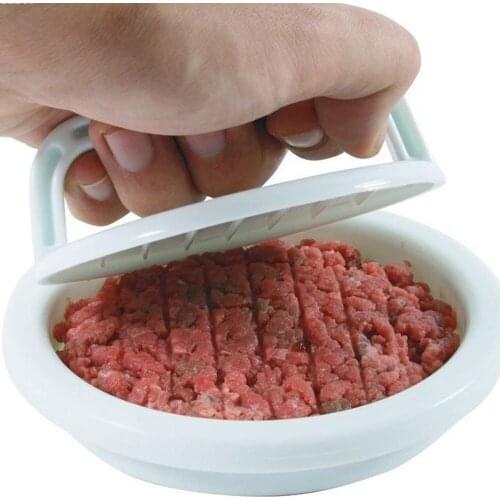 1pc Plastic Hamburger Mold Maker Multi-function Sandwich Meat Kitchen Barbecue Tool DIY Home Cooking Meat Tool 1067A