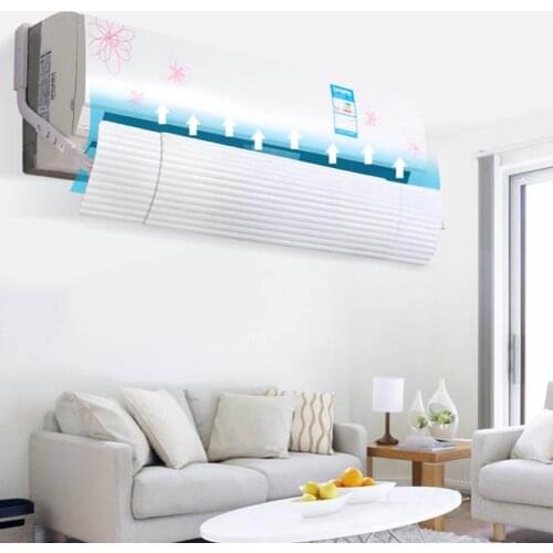 Retractable Anti Direct Blowing Air Conditioner Wind Shield Deflector Baffle
