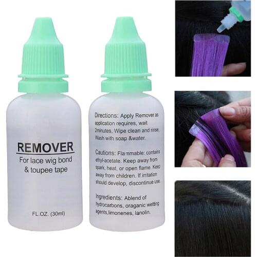High Quality 2 Bottles Hair Extension Remover 30ml Wigs Glue Adhesive Remover for Lace Wig Release Tape