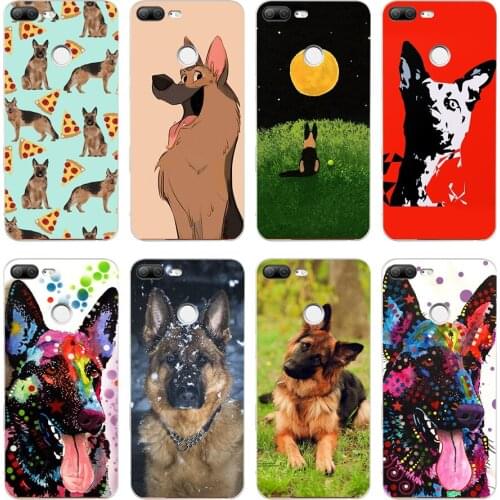 52H German Shepherd Love fashion Soft Silicone Tpu Cover phone Case for huawei Honor 9 Lite 10 p 9 10 lite