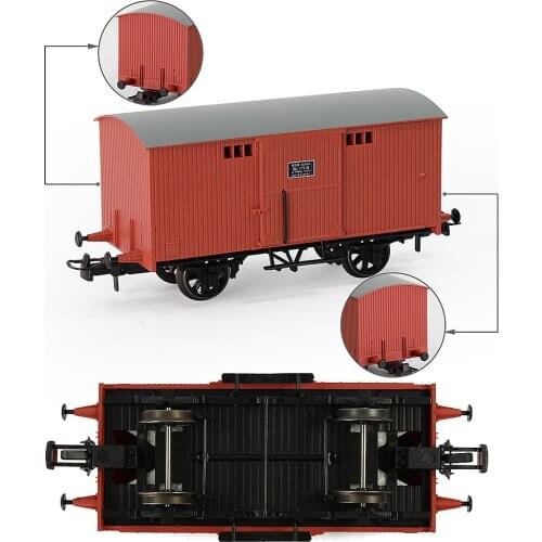 1pc/2pcs/3pcs HO Scale 20ft Box Car 1:87 Wagon 20' Railway Carriage Model Train Rolling Stock Freight Car C8728A