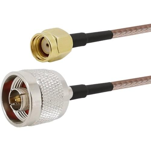 10-50CM N Male to RP-SMA Male M/M Adapter Connector RG316 Cable Coax Antenna Extender Wi-Fi Connector RP SMA Plug to N Plug