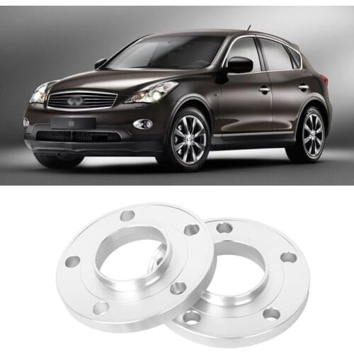 2PCS 5x114.3 66.1CB Aluminum Centric Wheel Spacers Tire Adapters Rims Flange Hubs For Infiniti EX/FX/M-Type
