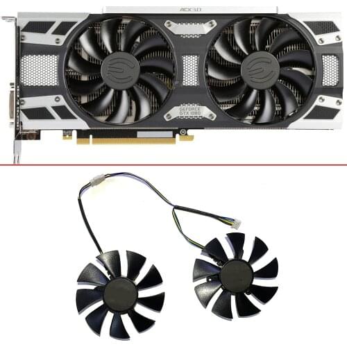 2pcs 85MM DIY PLA09215B12H GA92S2U 4PIN Fan Replace For EVGA GTX 1080 1070 1060 GTX1060 GTX1070 GTX1080 VGA Cooler Graphics