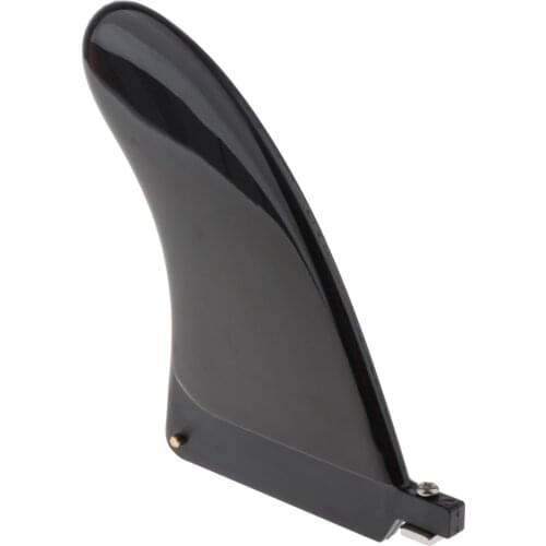 6.5'' Longboard & SUP Single Center Fins With Screw Plate For Surfboards