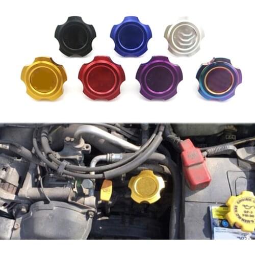 6 Colors Aluminum Alloy Engine Oil Filler Cap Cover for Subaru WRX STi GC GD GF GM GG GE Tank Covers Auto Replacement Parts