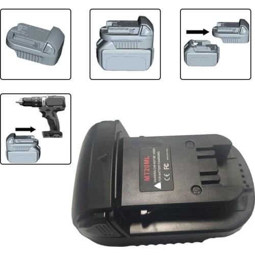 Battery Converter Adapter Power Tool MT20ML Converter USB Charger Adapter For Converts Li-ion Battery BL1830 BL1860 BL1815