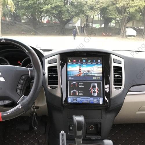 Tesla Multimedia Screen PX6 Android 9.0 Car Radio Player For MITSUBISHI PAJERO V97 V93 Shogun Montero Car GPS Navigation CARPLAY