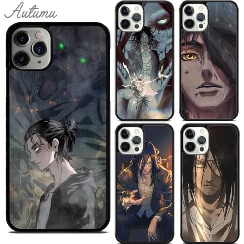 Attack on Titan Eren Jaeger Manga Phone Case for iPhone 11 12 Pro Max mini X XR XS SE 2020 5 6S 7 8 Plus Samsung Galaxy S9 S10
