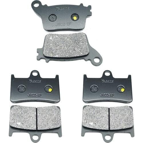 For YAMAHA YZFR1 YZF-R1 R1M R1S 2015-2018 YZFR6 YZF-R6 R6S 2017 2018 YZFR1M YZFR1S YZFR6S ABS Front & Rear Brake Pads Kit Set