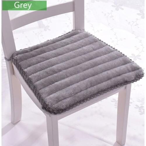 Home Office Kitchen Seat Mat Super Soft Chair Cushion Home Decor Anti-slip Sofa Chair Cushion 3 Colors Buttocks Seat Cushion