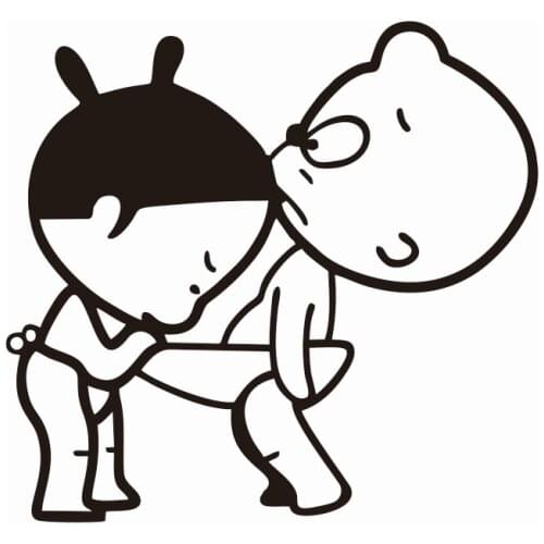 Bathroom Toilet Home Decoration Wall Stickers Car Stickers Removable Wall Decals For Decorative Paste Home Decor sticker