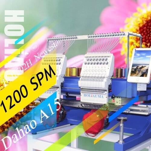 3 Years Quality Warranty!!!Used Swf/Brother Pe800 Similar 2 head Embroidery Machine Servo Motor Dahao A15 Machine System