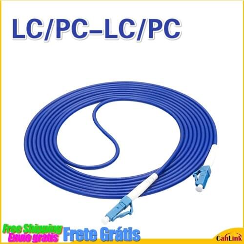 LC/PC-LC/PC,3.0mm,Singlemode 9/125,Simplex, Armoured Optical Fiber Patch Cord Cable Jumper 10/15/20/25/30m