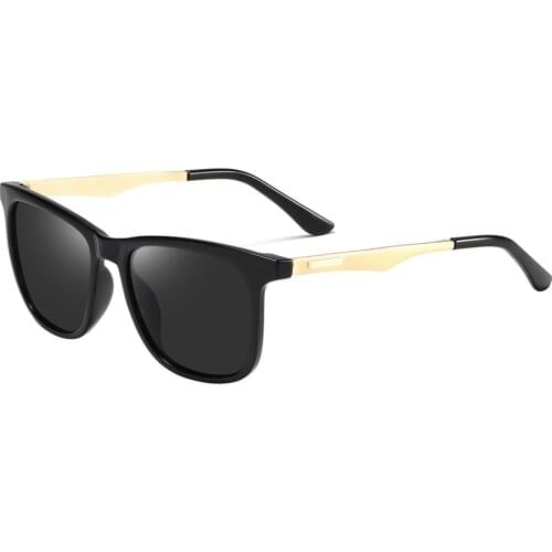 Simvey 2020 Fashion Retro Womens HD Polarized Sunglasses UV400 Protection Square Anti-glare Driving Sun Glasses for Men