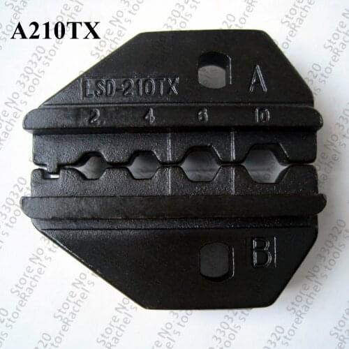 A210TX crimping die set for non-insulated cable links terminal