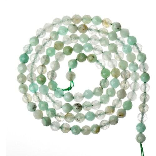 Size For 3-2mm Transparent Cutting Australian jade Multicolor Loose Beads 15inch For Making Design Bracelet Necklace H547