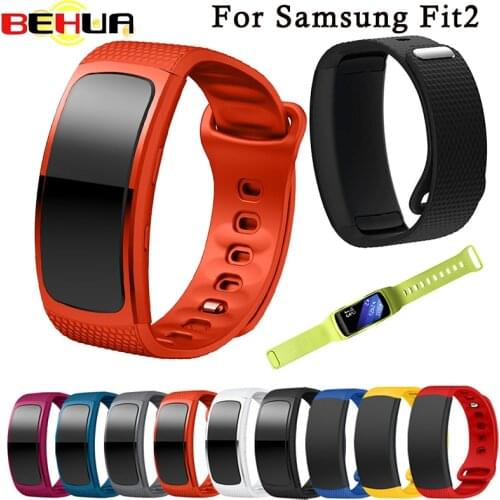 Watch band Luxury sport Silicone Watch Replacement wrist Band bracelet Strap For Samsung Gear Fit 2 SM-R360 Fit2 PRO Wristband