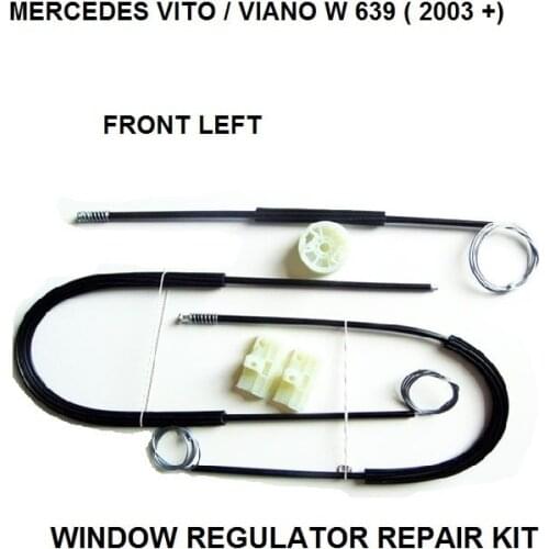 FOR MERCEDES VITO / VIANO W 639 WINDOW REGULATOR REPAIR KIT FRONT-LEFT FROM 2003