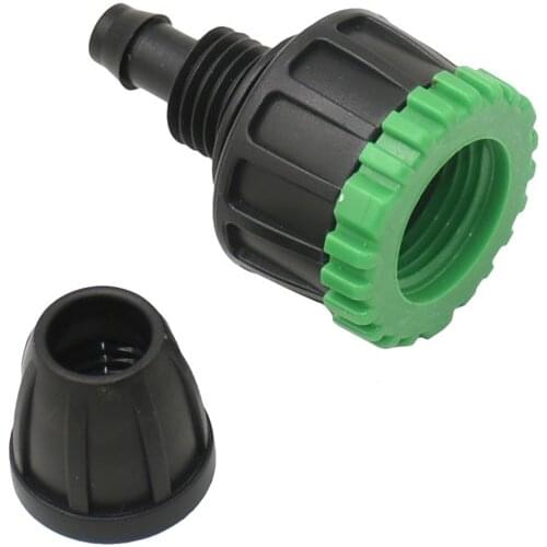 Garden hose 3/8" to 1/2" 3/4" Female tap connector with lock nut Garden Faucet 8/11 9/12 hose Thread connector adapter 25pcs