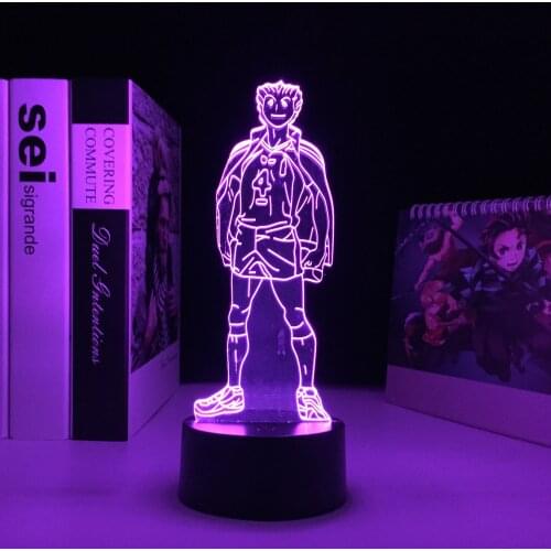 Anime Haikyuu Kotaru Bokuto 3D LED Night Light Lamp For Child Birthday Kids Bedroom Decor Nightlight Gift Haikyu Lamp