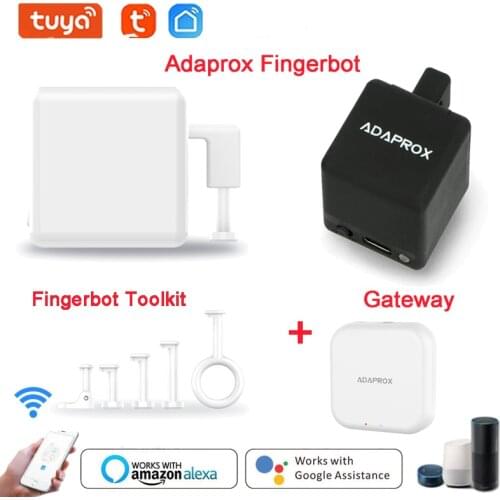 Adaprox Fingerbot Smart Life/Tuya/Adaprox APP Control Smart Mechanical Arms The Smallest Robot Works With Alexa Google Assistant